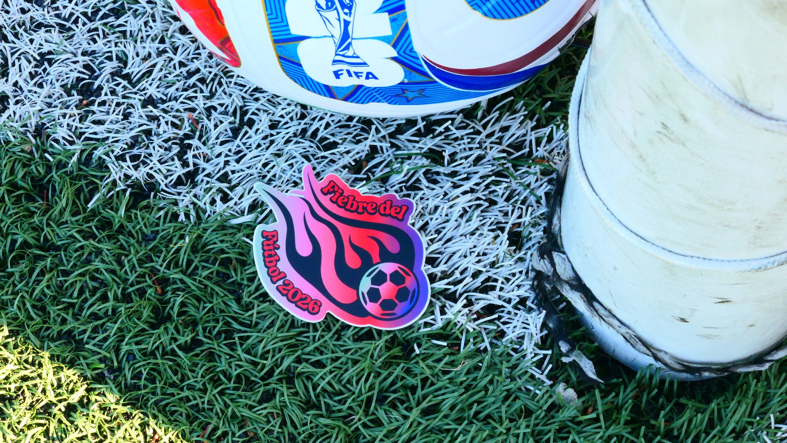 “Fiebre Del Fútbol” Sticker (4-inches)
