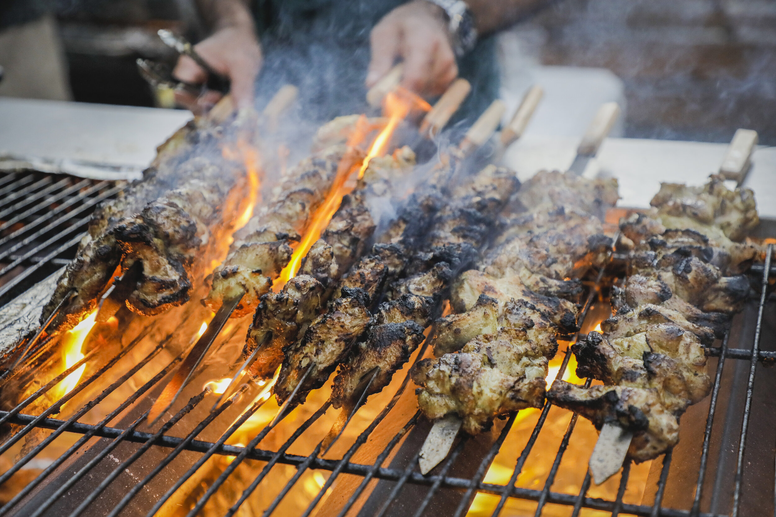 hanif chicken wings cooking.jpg