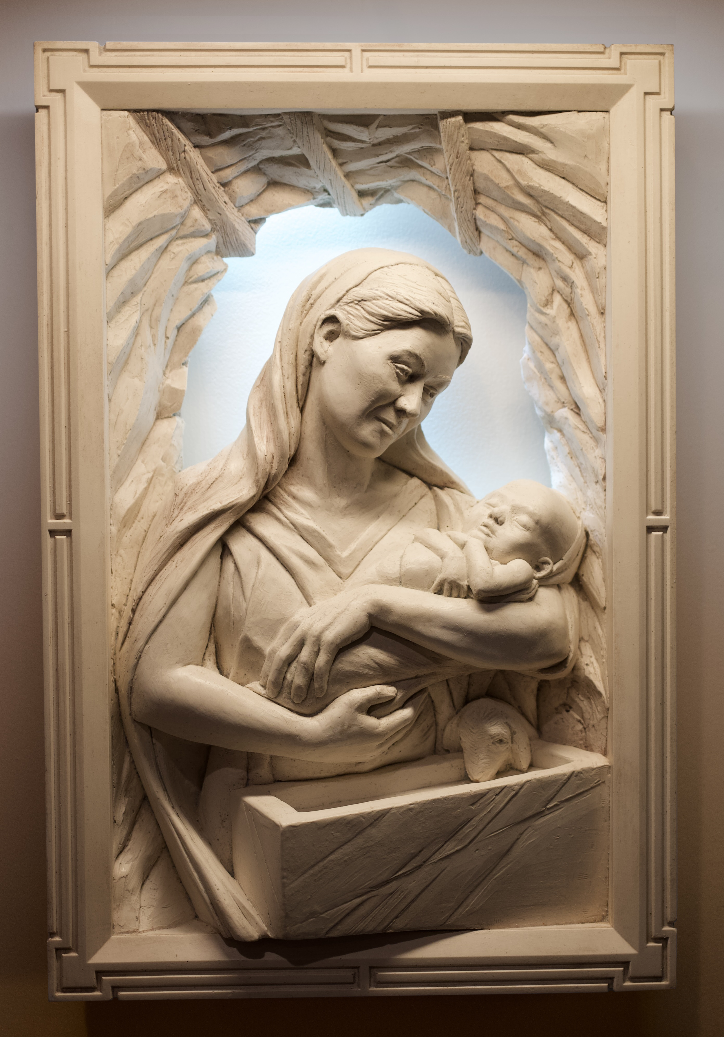 Mother Mary holding Jesus