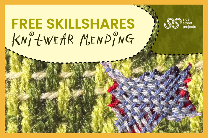 FREE Skilshares: Knitwear Mending, Saturday, February 28th, 11 am - 2 pm