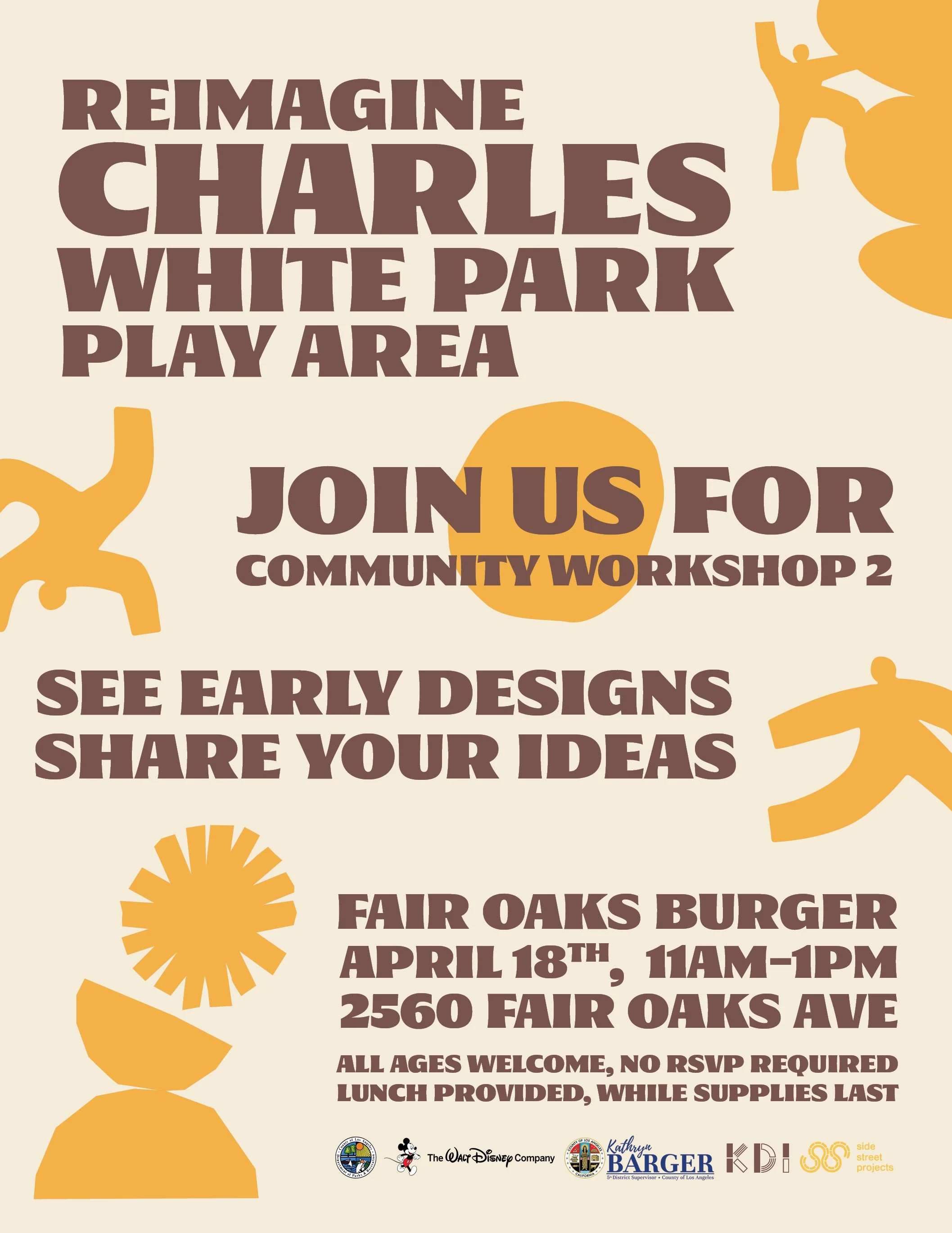 Reimagine Charles White Park Play Area | Saturday, April 18th, 11 am - 1 pm 