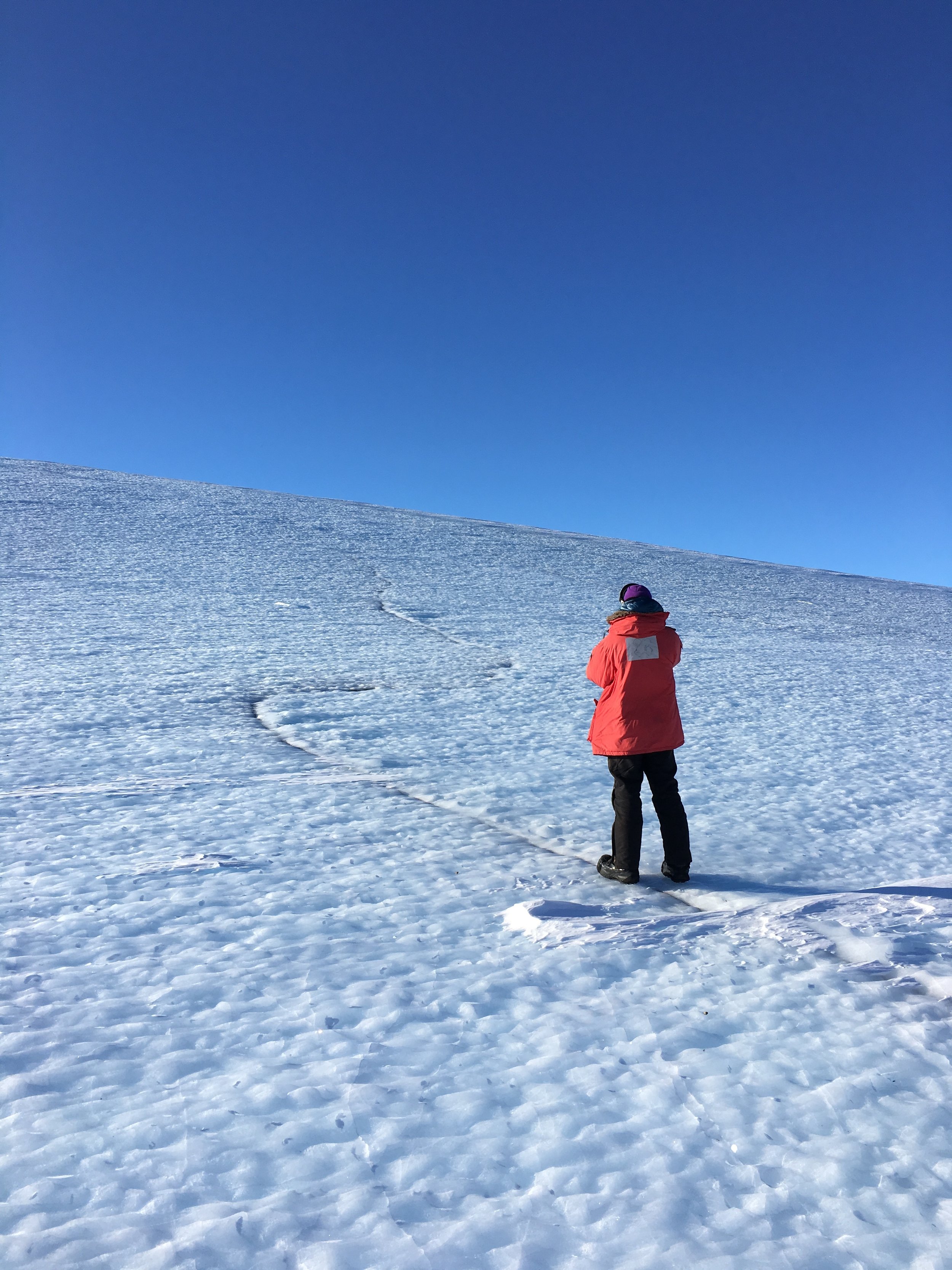 Visualizing glacial flow