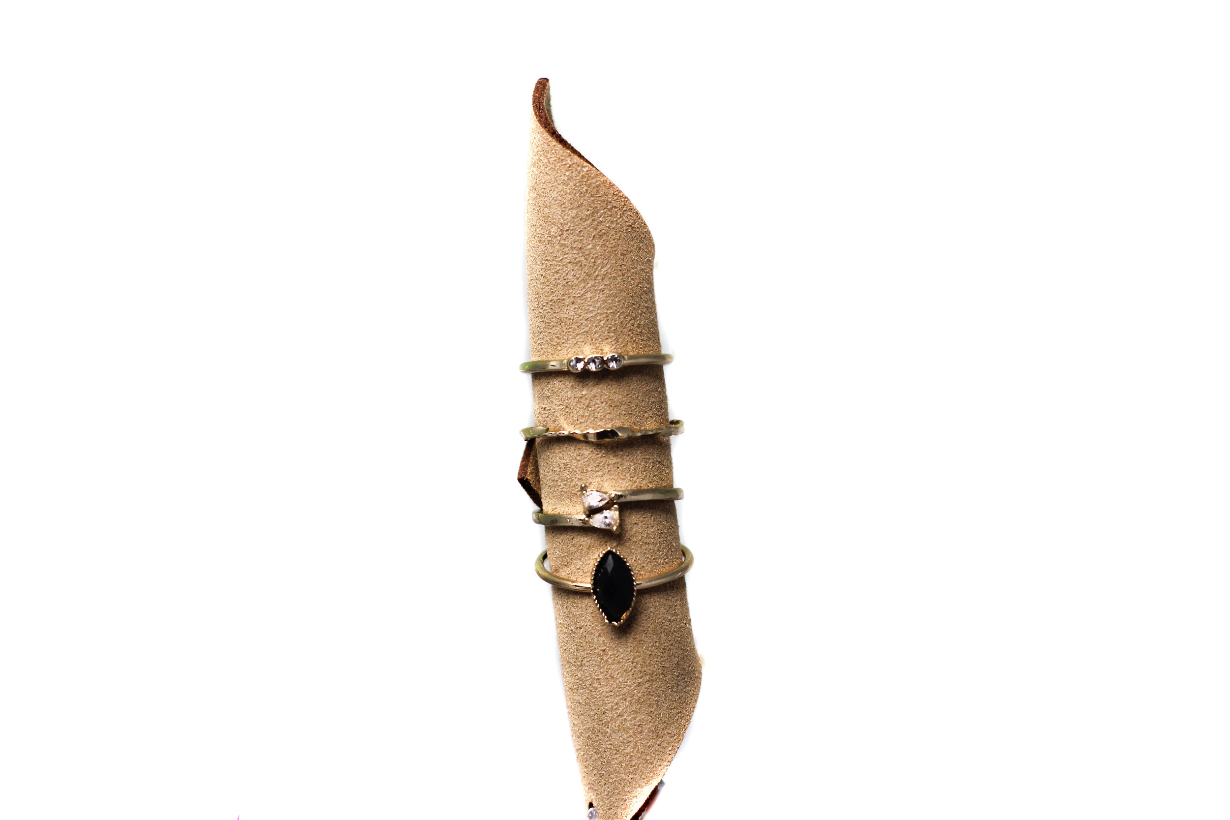 Gold Fashion Stacking Rings