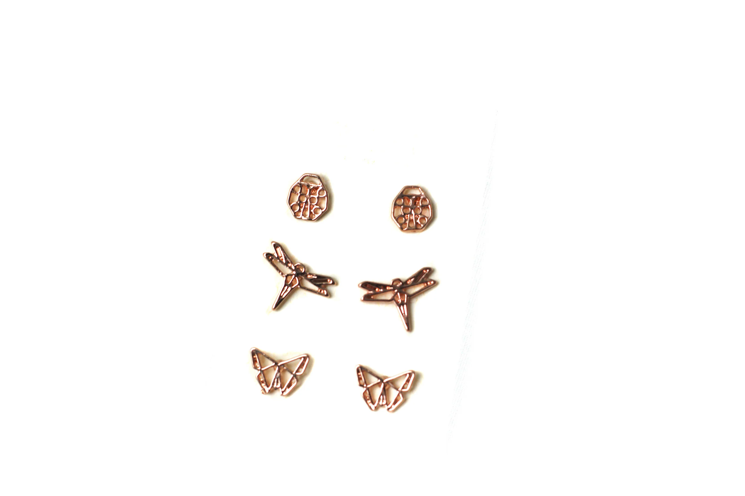 Rose Gold Fashion Earrings