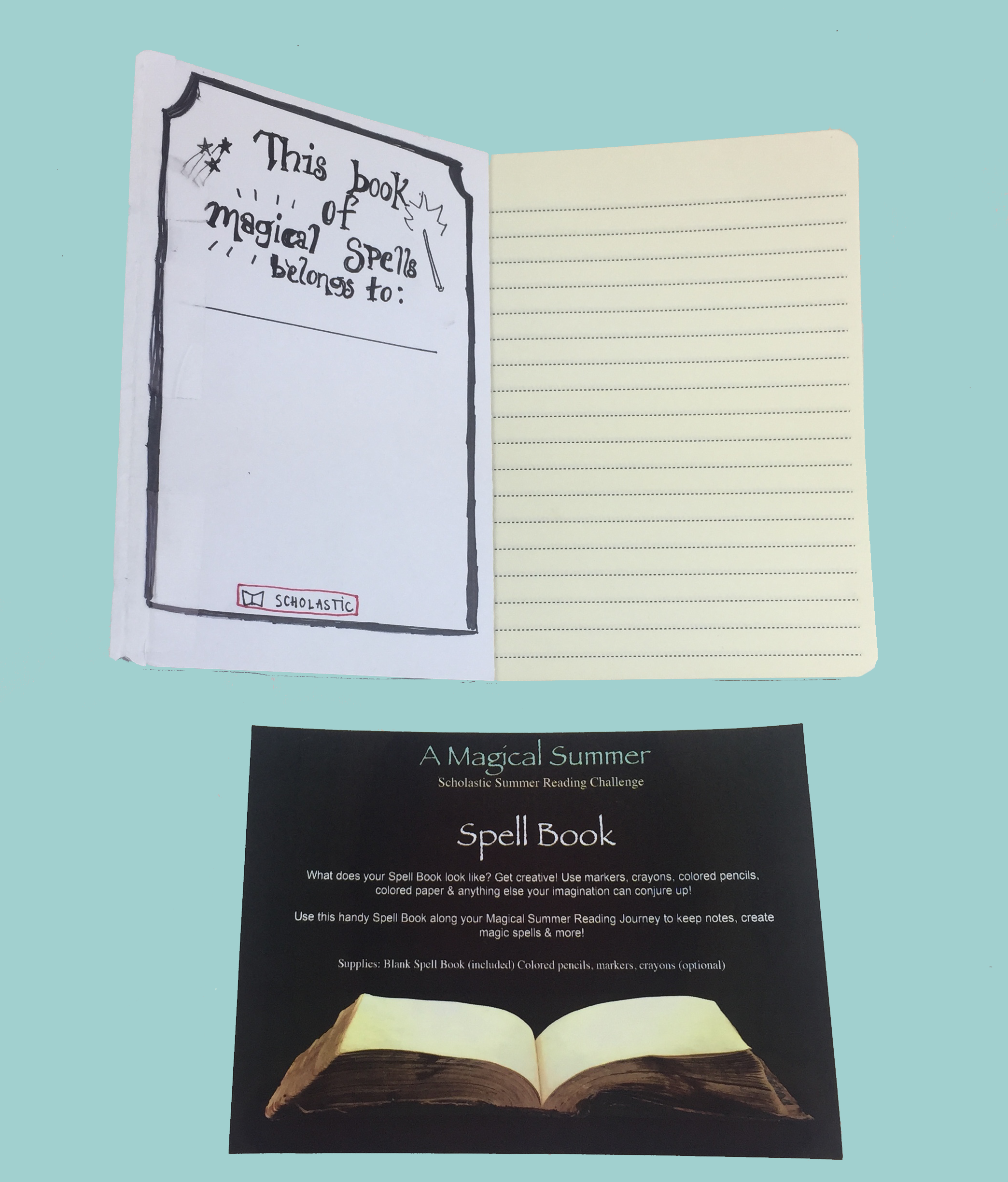 DIY Spell Book Activity