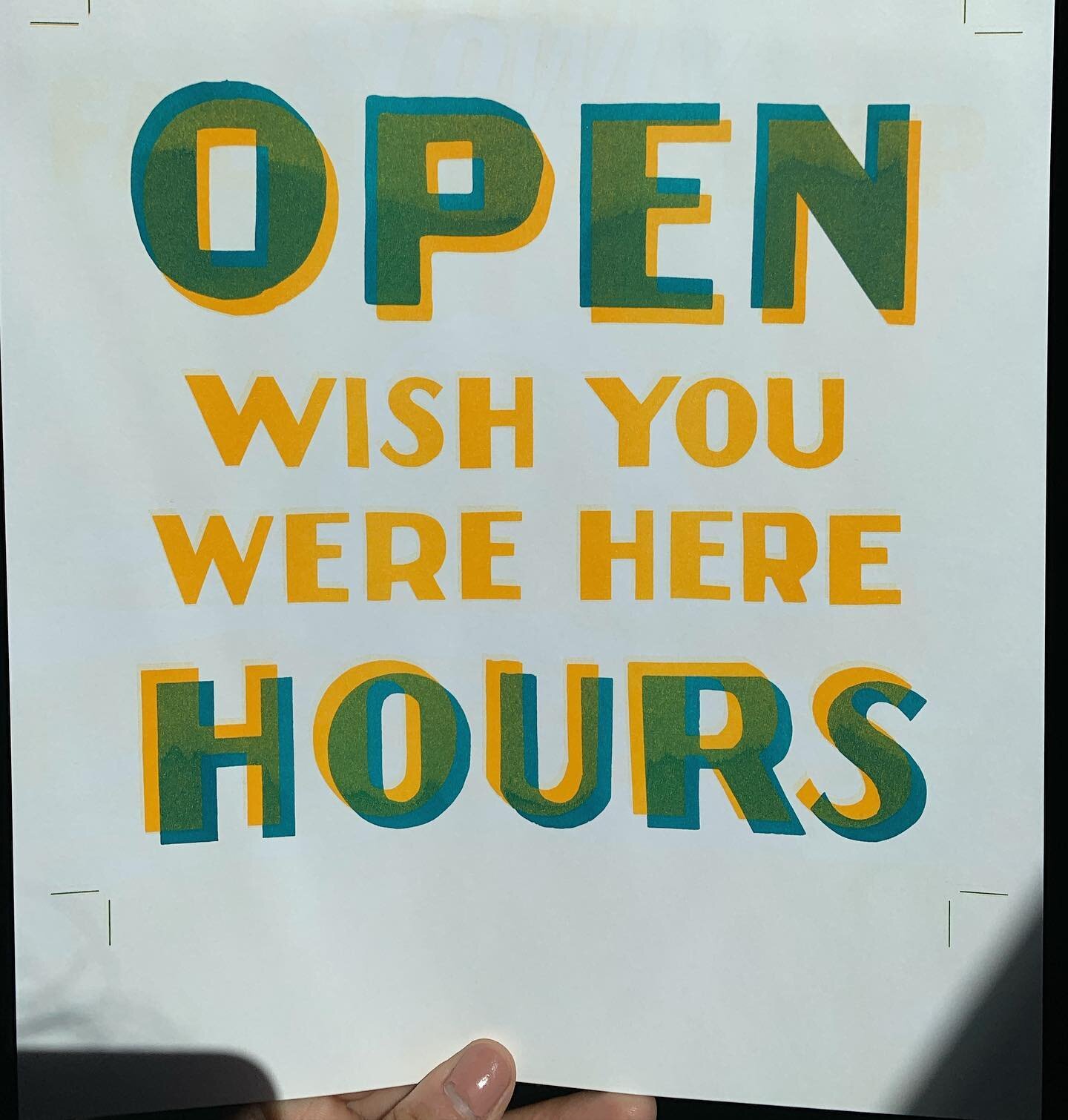 OPEN HOURS! Visit the penny press and posters in person! If the hours below don&rsquo;t work for you, let me know and we can setup an appointment. 
.
Tuesday through Thursday, 10am to 5pm
Late hours from 5 to 8pm on August 23rd, August 30th and Augus