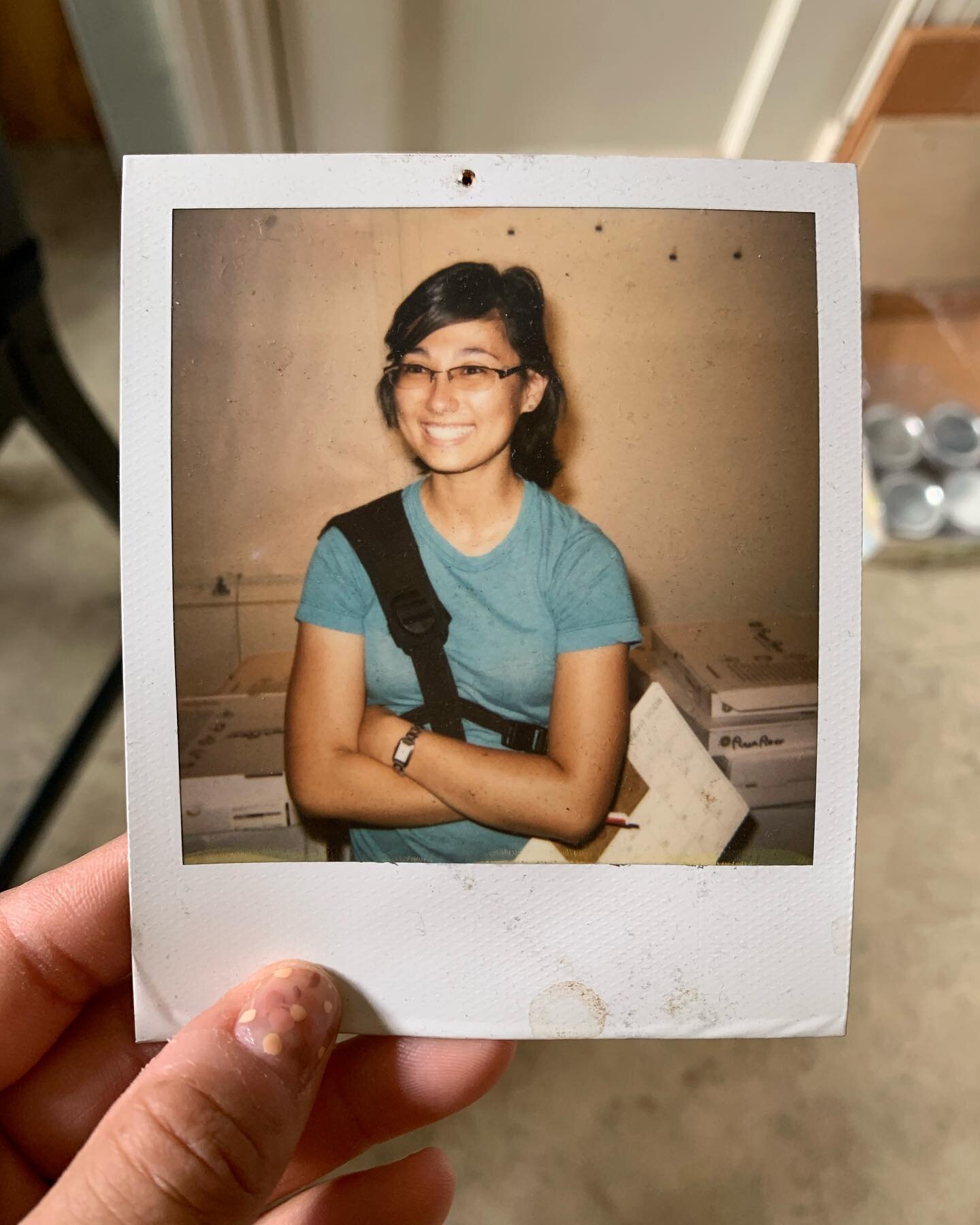 Polaroid from 2007 on my first day in the Printmaking Department at RISD and my new ID card for this year! Excited to be joining Printmaking and Graphic Design this fall.