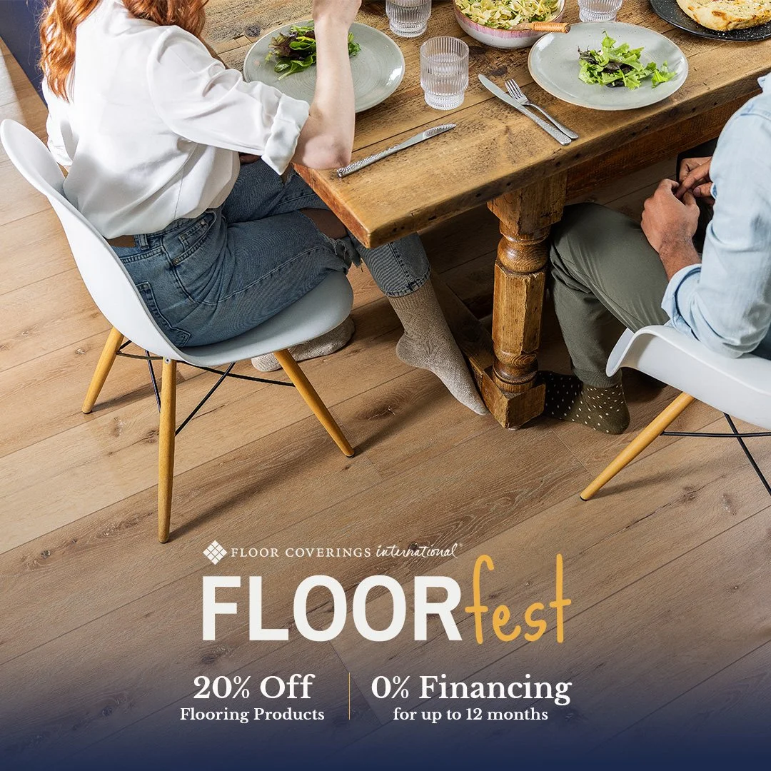 ✨ FloorFest is here! ✨ From October 1 through November 30, enjoy 20% OFF flooring products during our special promotion. 🏡 Whether you&rsquo;re dreaming of hardwood, luxury vinyl, or tile, now is the perfect time to refresh your space.

📌 Give us a