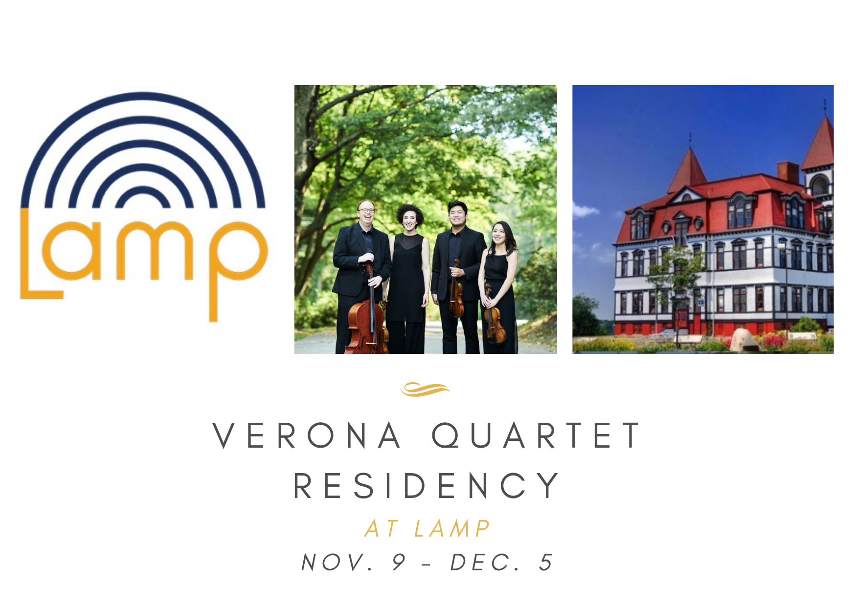 Verona Quartet Resumes LAMP Residency November 9-December 5
