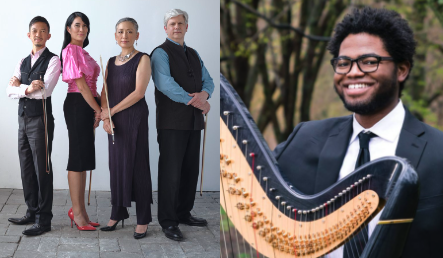 Borromeo + jazz harpist Charles Overton