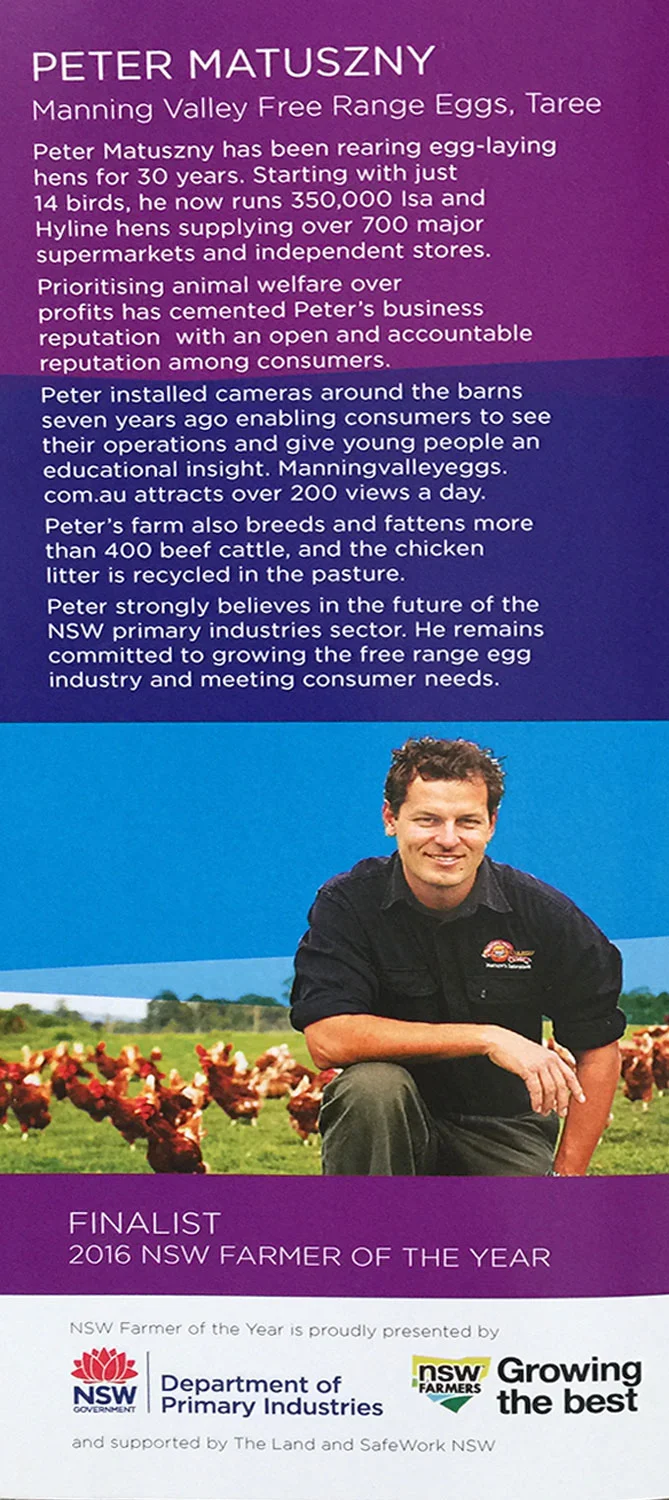 Finalist 2016 NSW Farmer of the Year