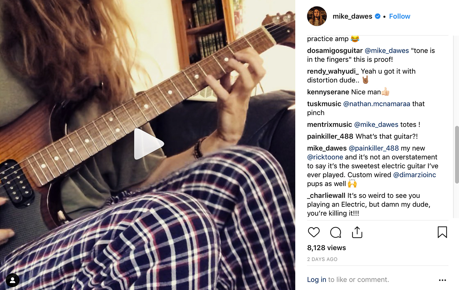 IMAGE: Mike Dawes on Instagram .