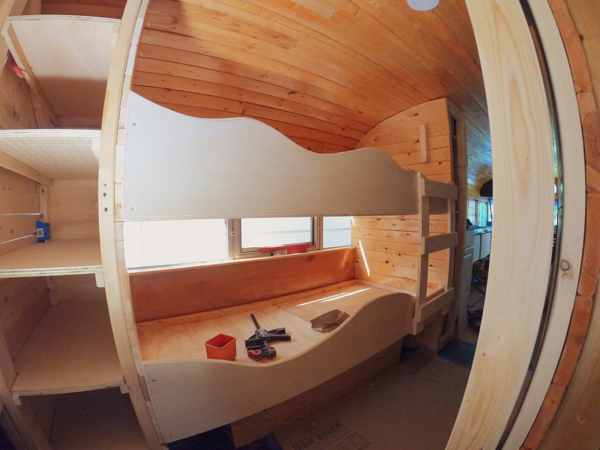 How to build bunk beds in a skoolie! — Time to go adventure