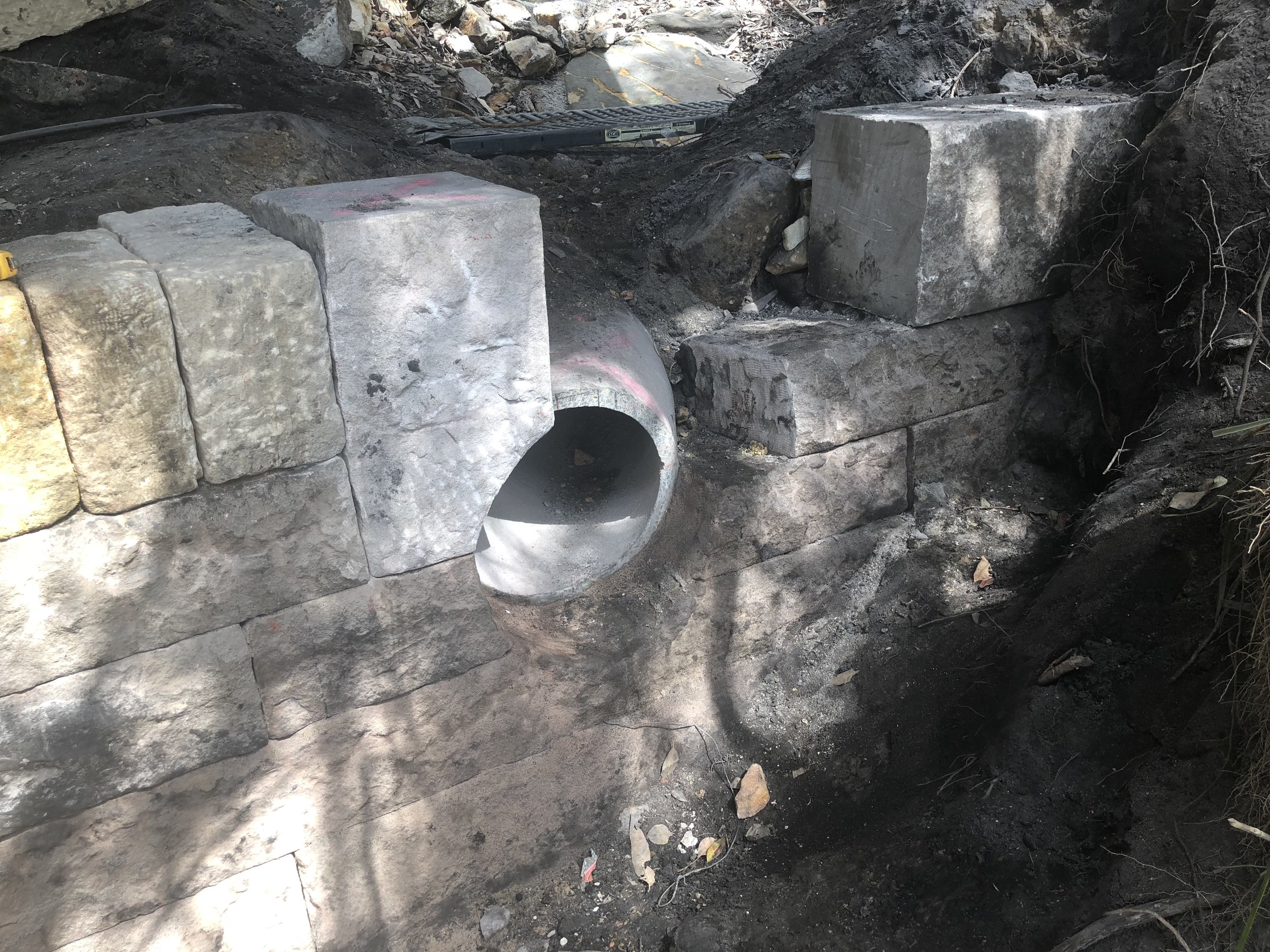  Culvert during 