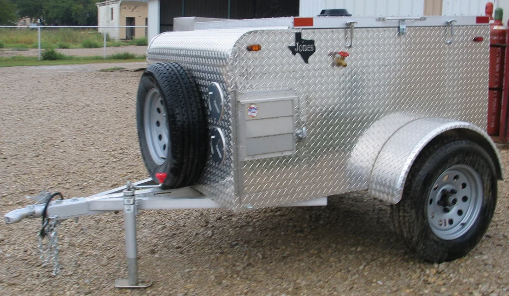 Aluminum Dog Kennel Hole Dog Trailer WJ Dog Trailer For Sale