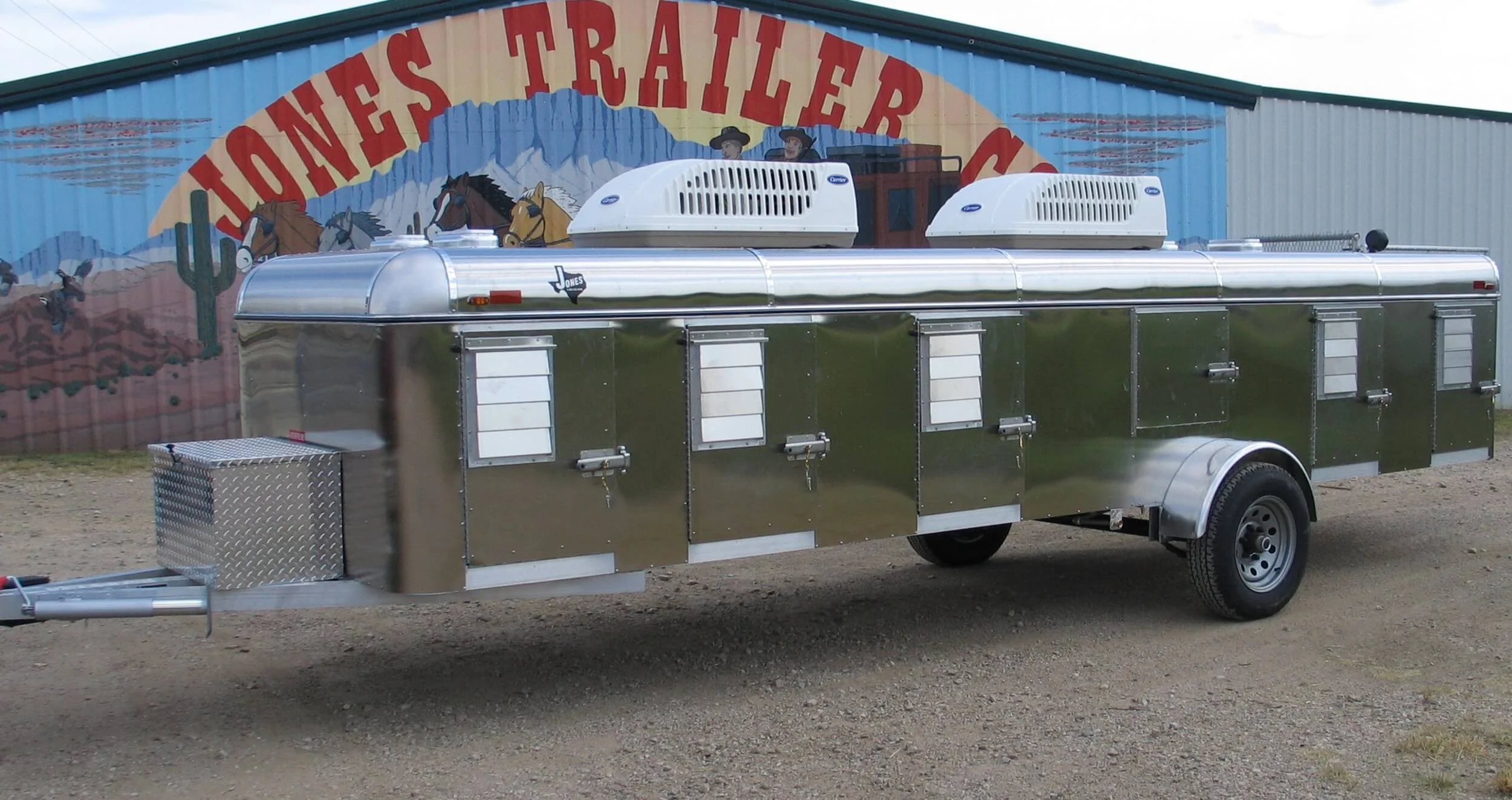 Jones Trailer Stainless Steel Dog Trailer