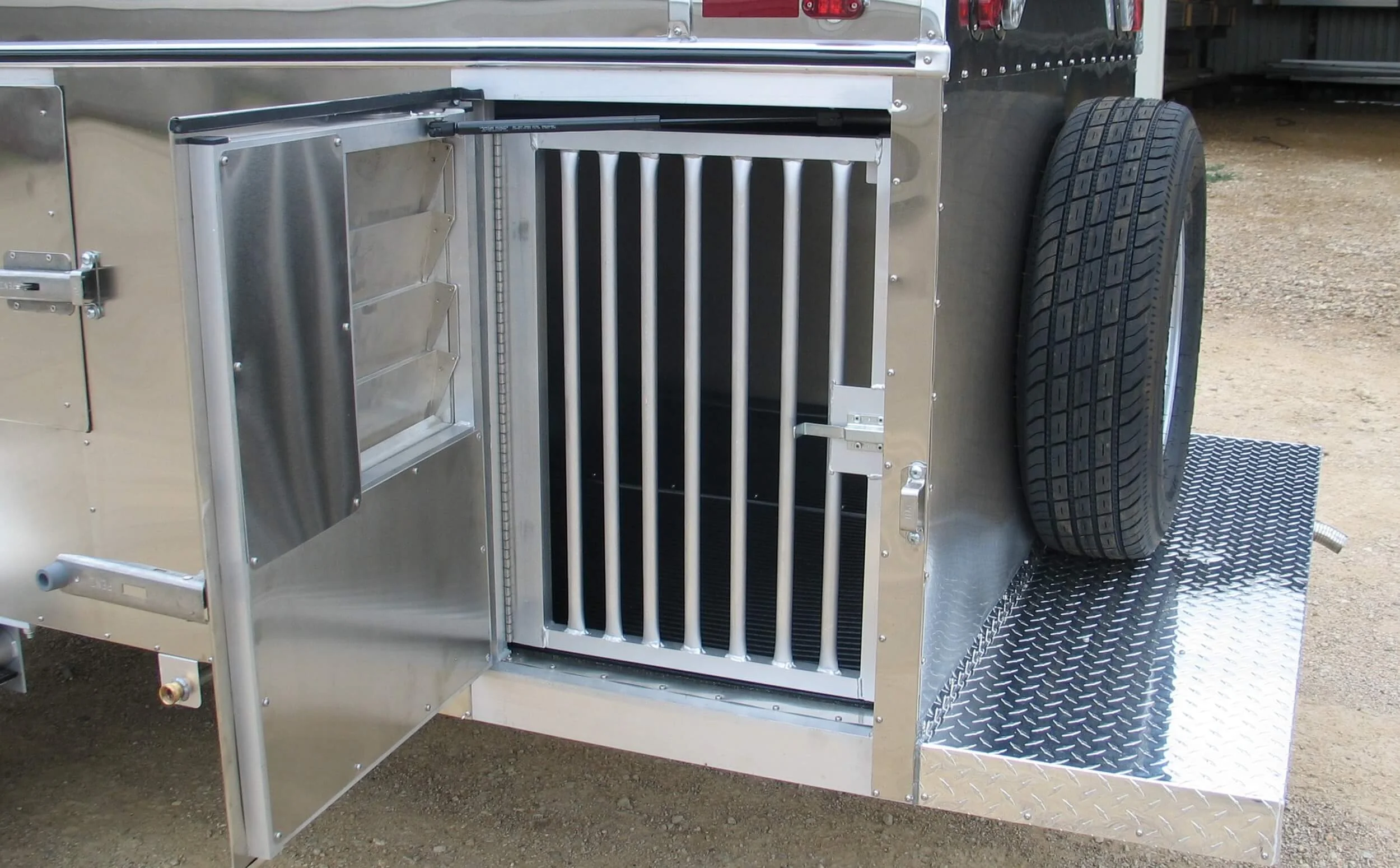 Jones Trailer Stainless Steel Dog Trailer