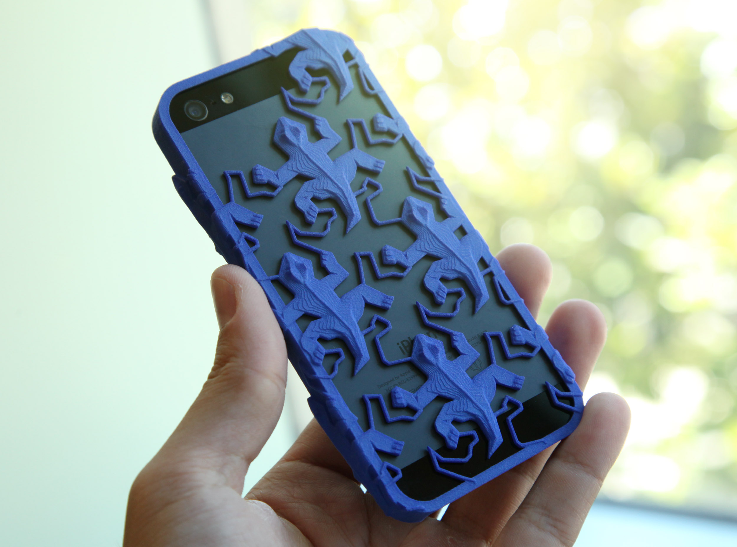 Escher Reptiles iPhone 5 Case - Hand.jpg