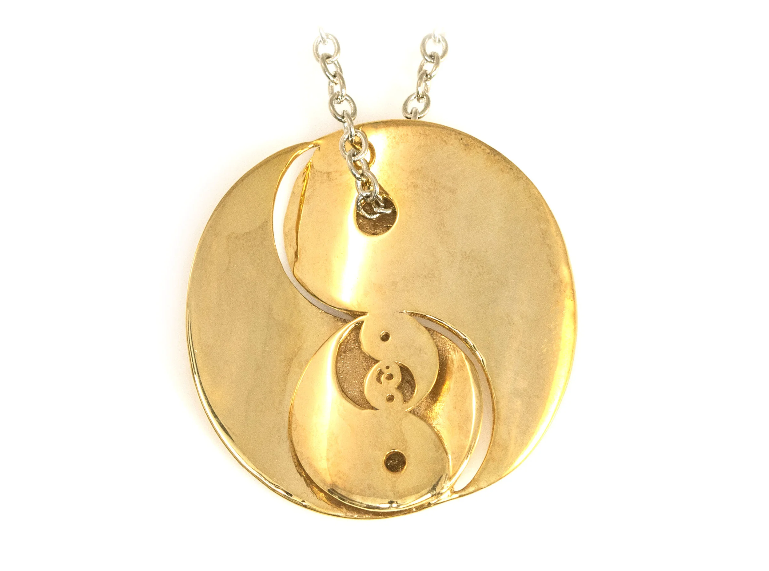 Yin Yang Fractal Pendant - 18K Chain.jpg