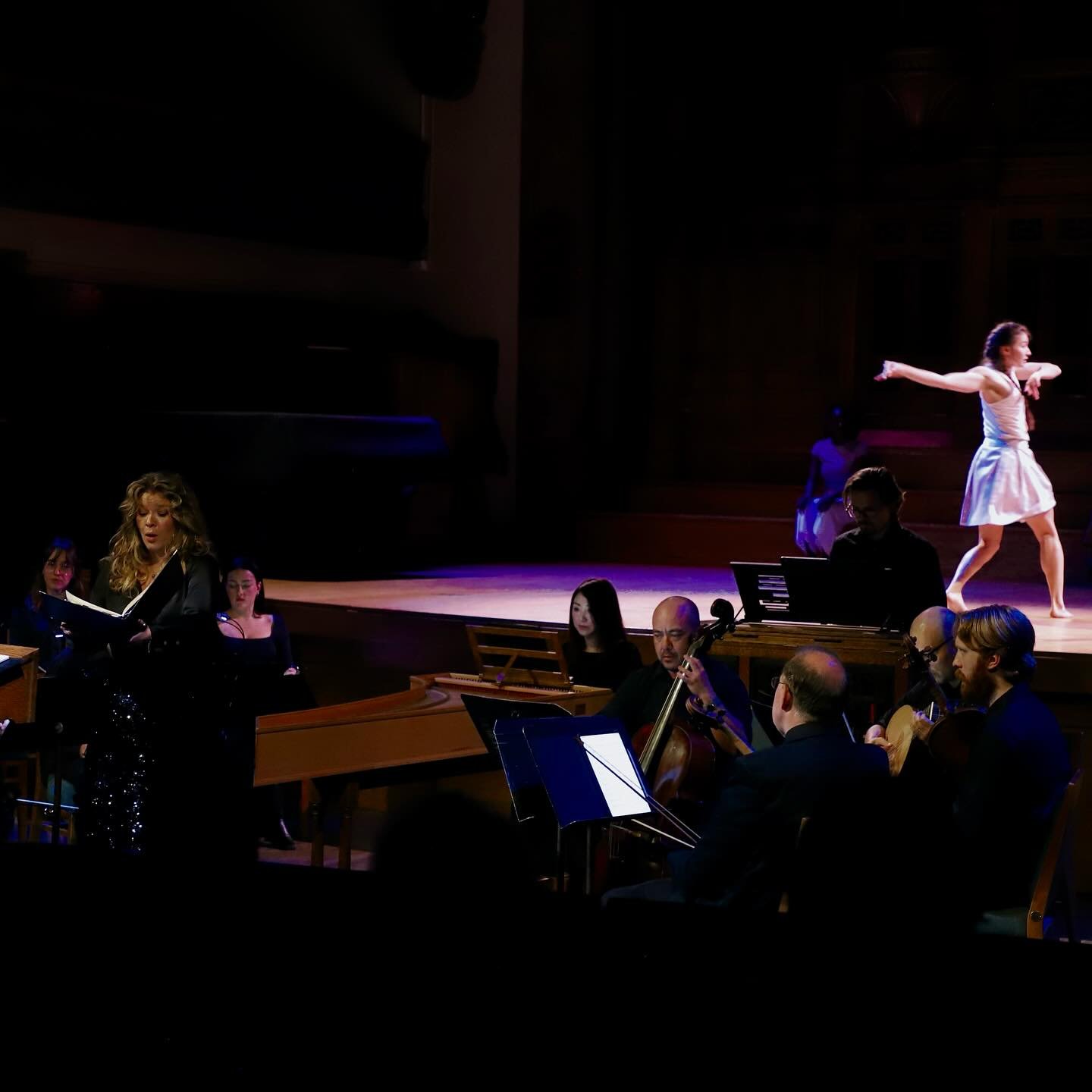 Virgam virtutis tuae emittet &mdash; Dixit Dominus last night with Theatre of Early Music and choreography by Laurence Lemieux 👼