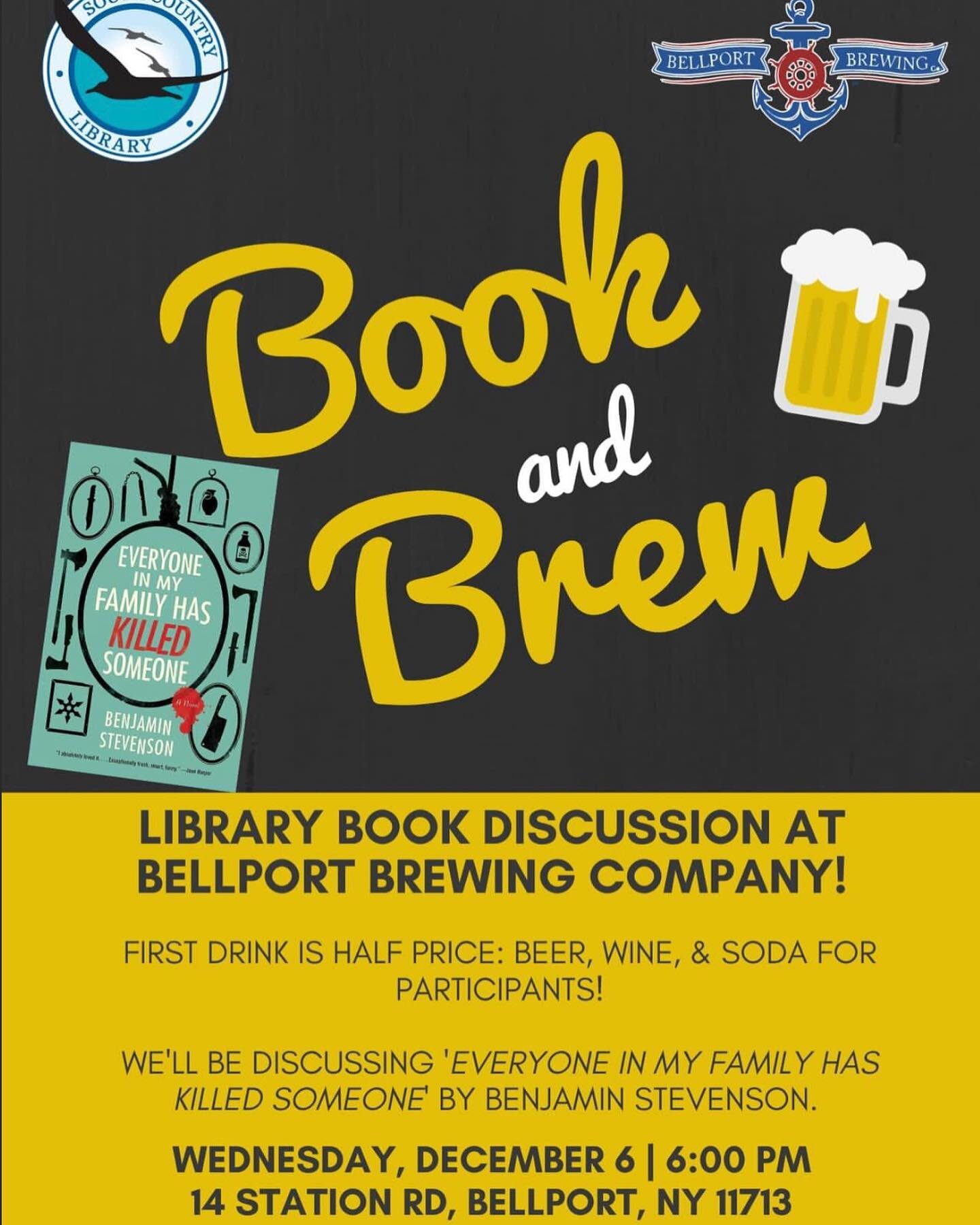 Register starting today at the reference desk at the library to get your copy of the book! What&rsquo;s better than a book and a brew?