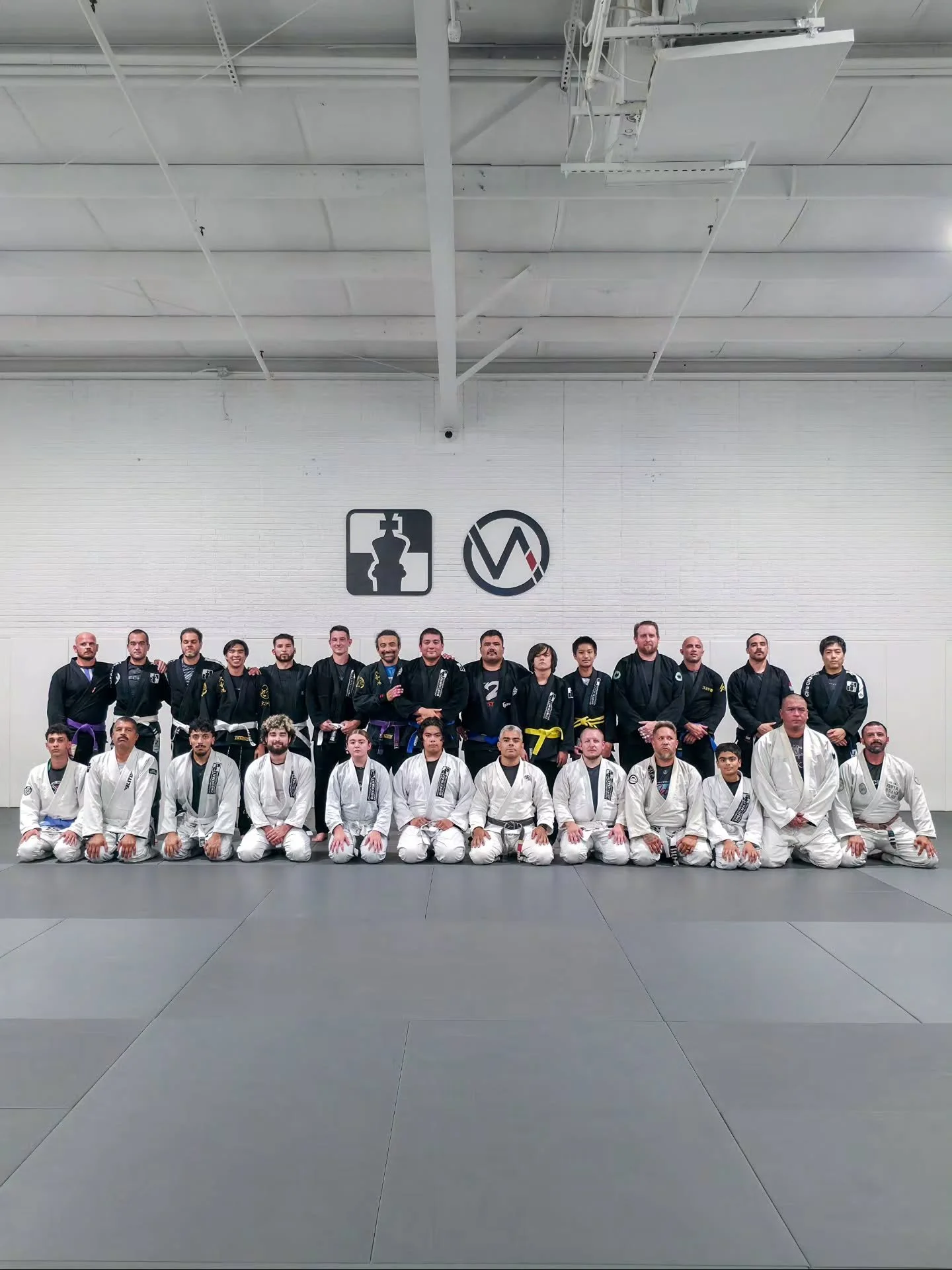 Wednesday night Adult Fundamentals.

Different ages. Different professions. Different goals. Different levels of experience.

Same mats. Same work. Same team.

Show up, learn, help the person next to you get better, and keep doing it again tomorrow.

