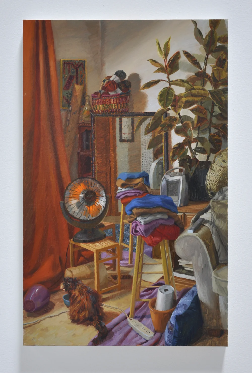 Terry Powers Winter Clothes, 35 x 22in, Oil on linen, 2018, $3500