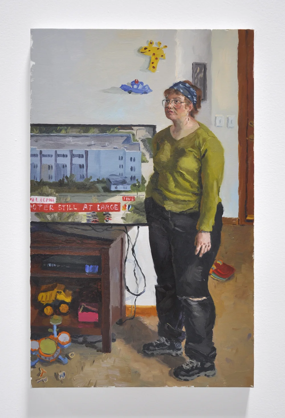 Terry Powers Marena and Parkland 32 x 20in, Oil on linen, 2019, $3500