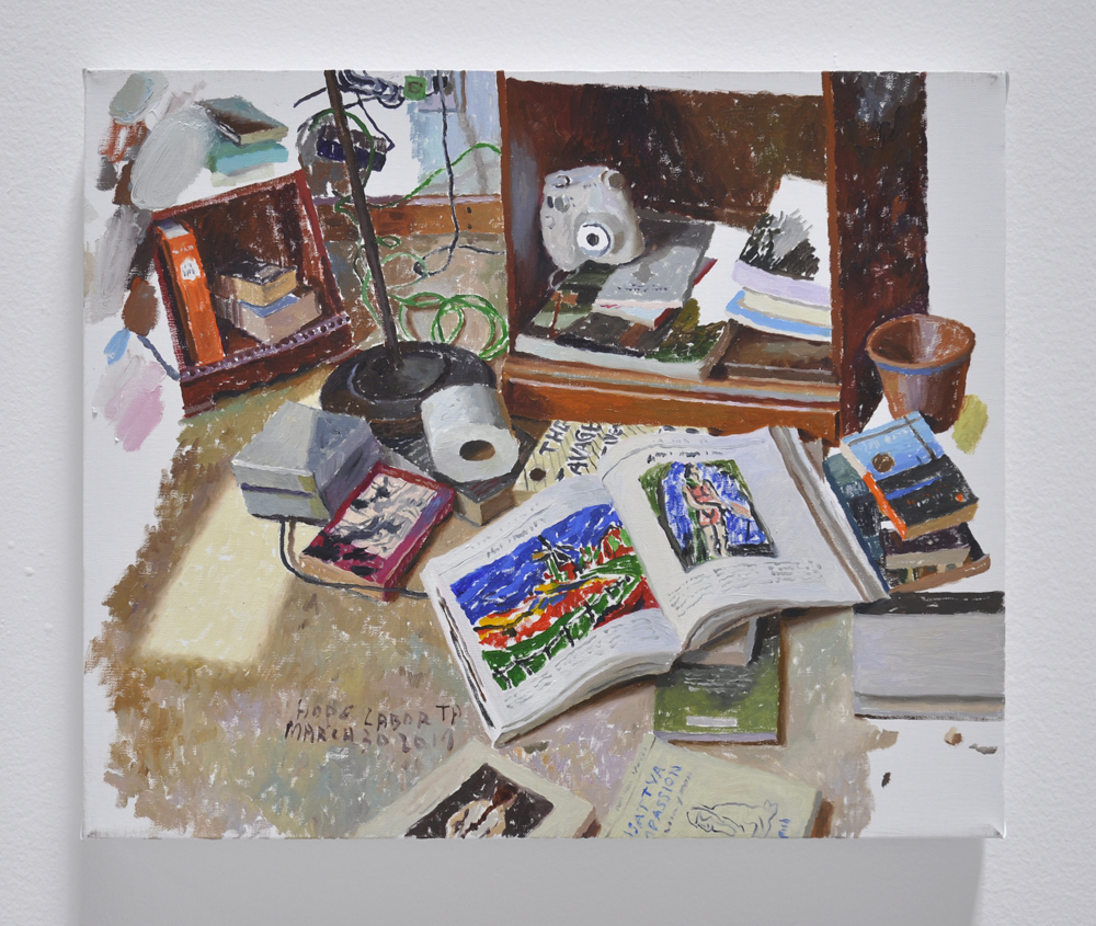 Terry Powers Hope Labor #1, 15 x 18in, Oil on linen, 2019, $2500