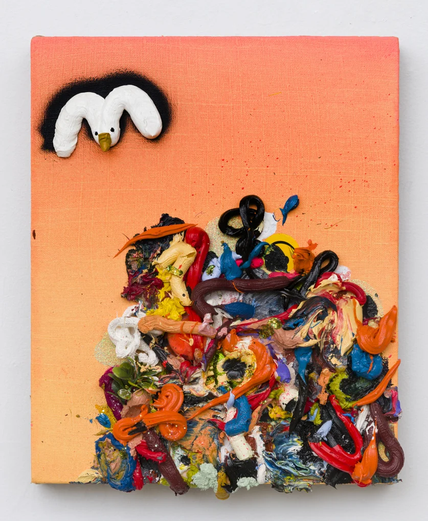 Adam Beris, Landfill Study, 12 x 10in, Oil on linen, 2019, $2400