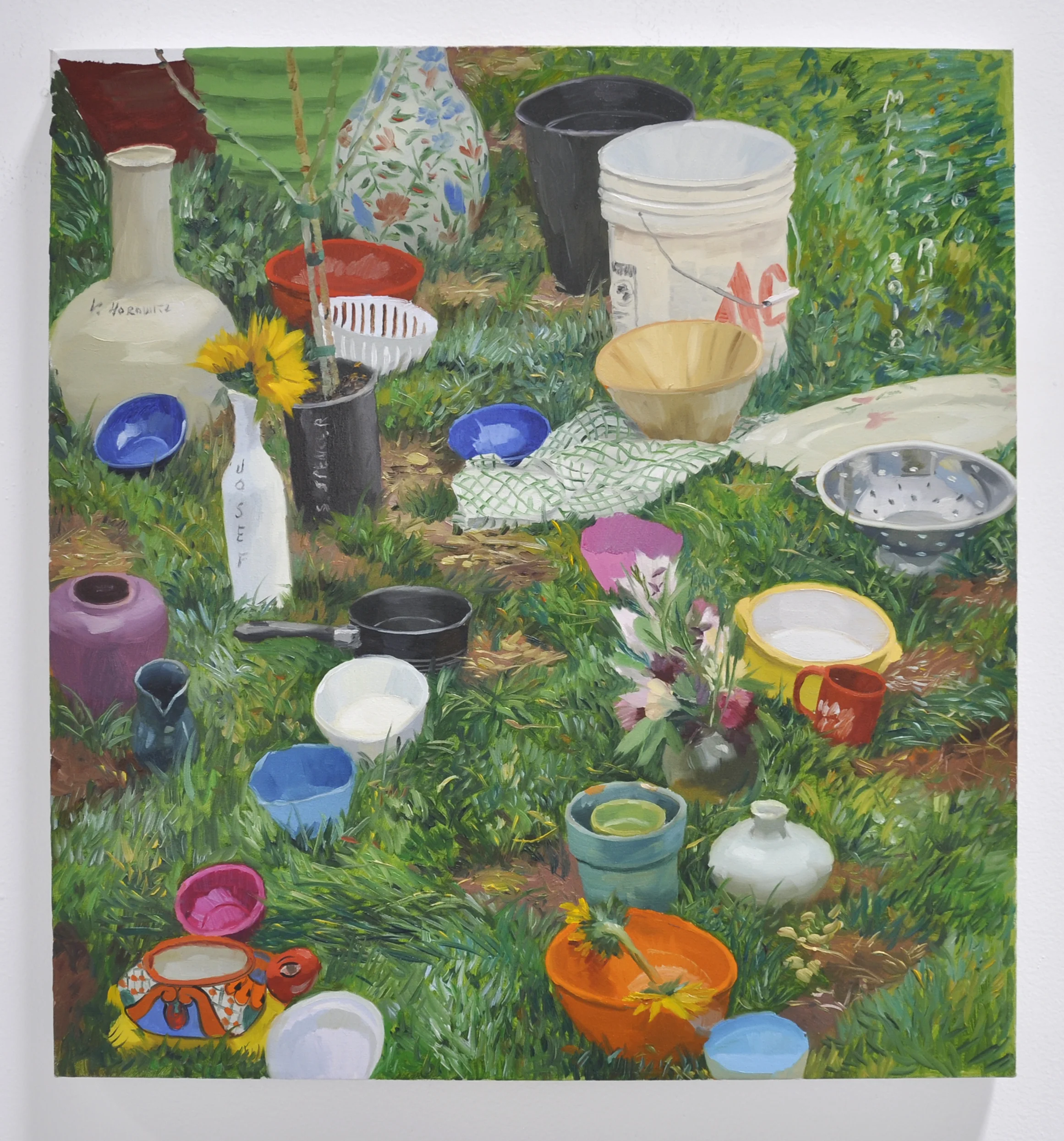 Terry Powers • Grass, 30 x 28in, Oil on linen, 2018, $4000