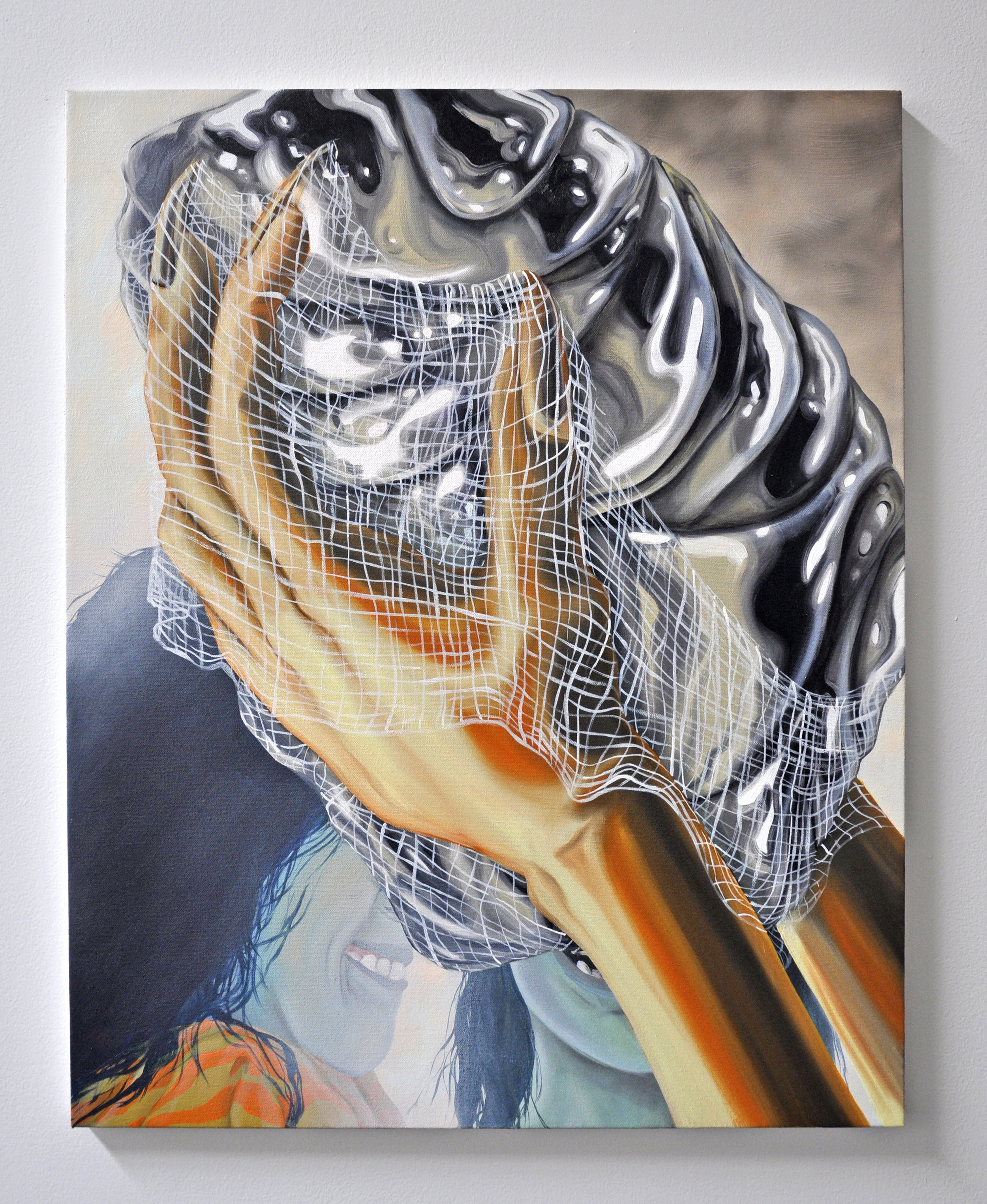 Courtney Johnson, The Trio, 2019, Oil on canvas, 24 x 36 in, $1,300
