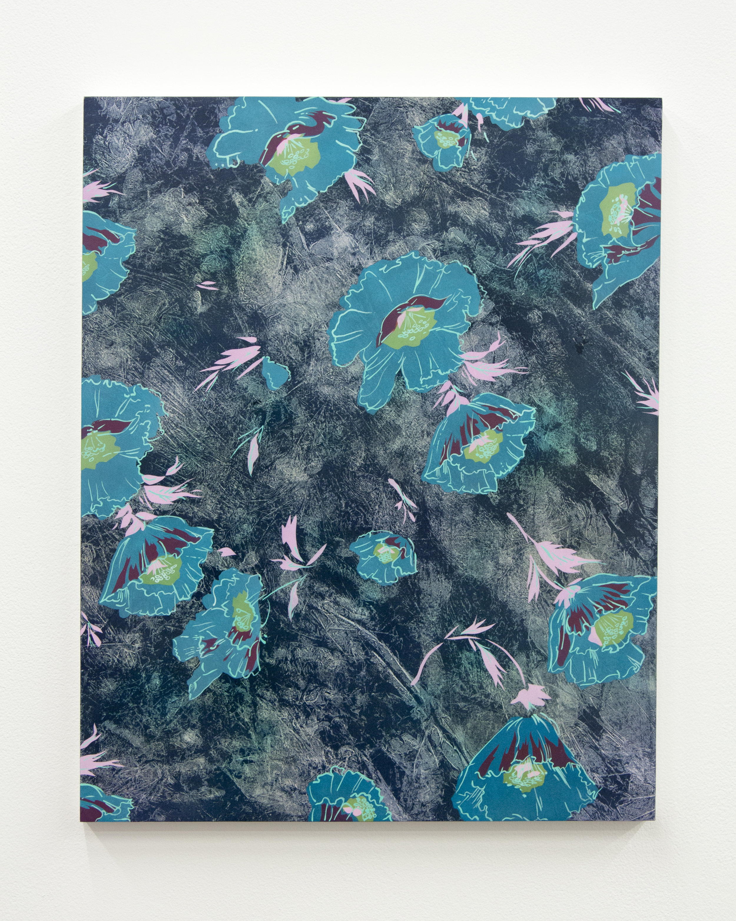 Brian Willmont, Untitled, acrylic on wood panel, 20 x 16 in, 2017