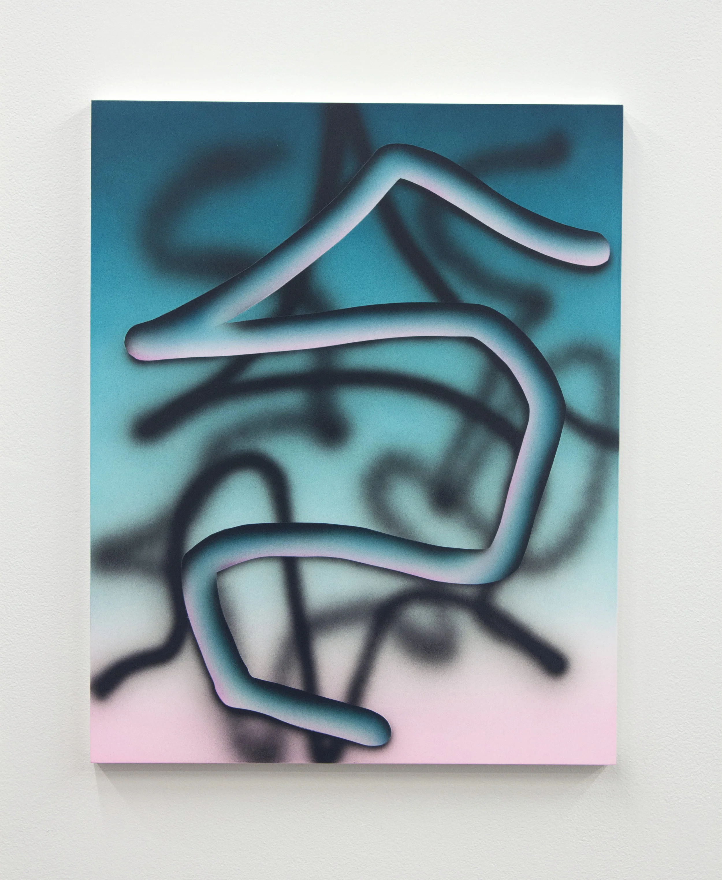 Brian Willmont, Untitled, acrylic on wood panel, 20 x 16 in, 2017