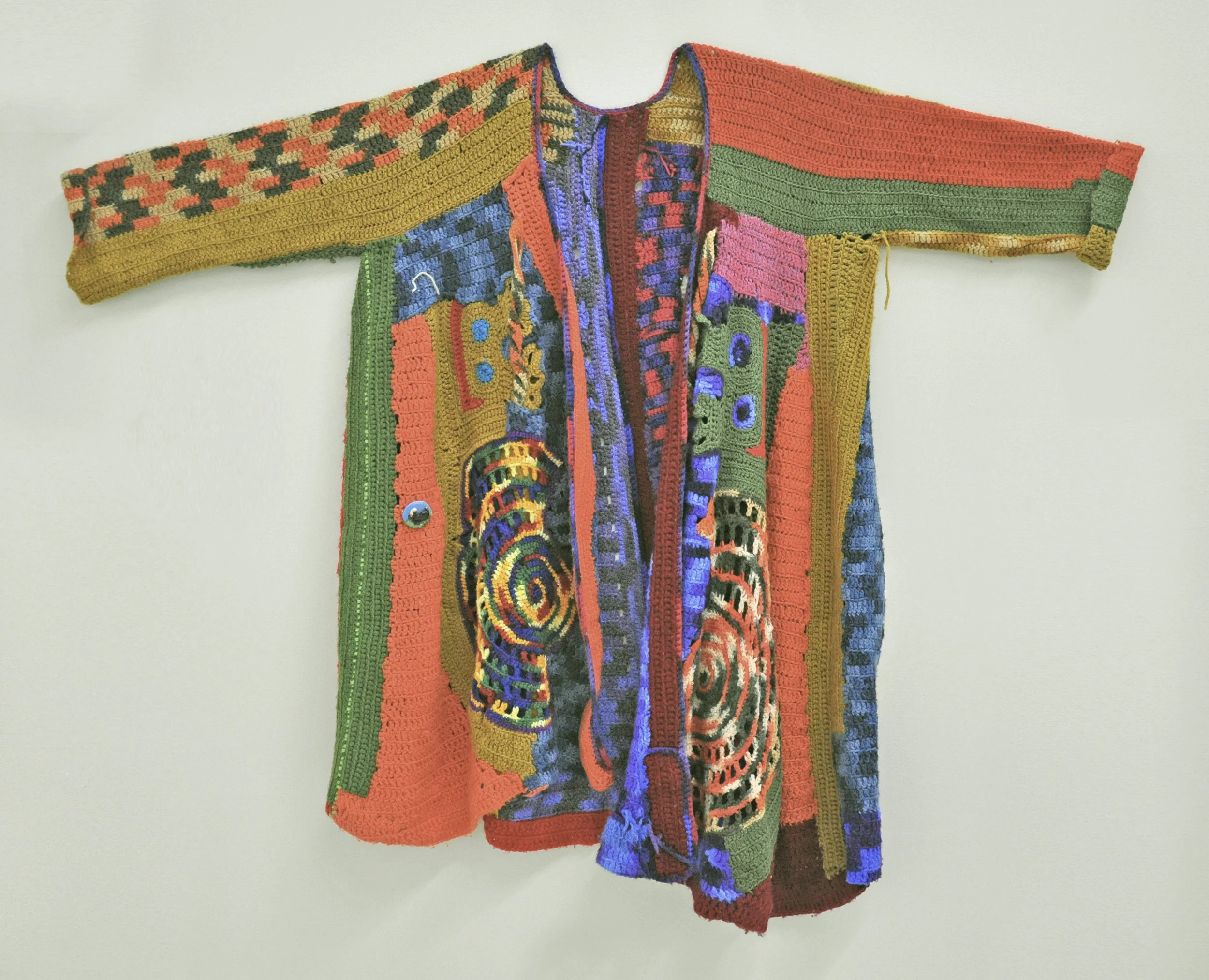 Maija Peeples-Bright, "Knit 8", yarn, 48 x 61 in