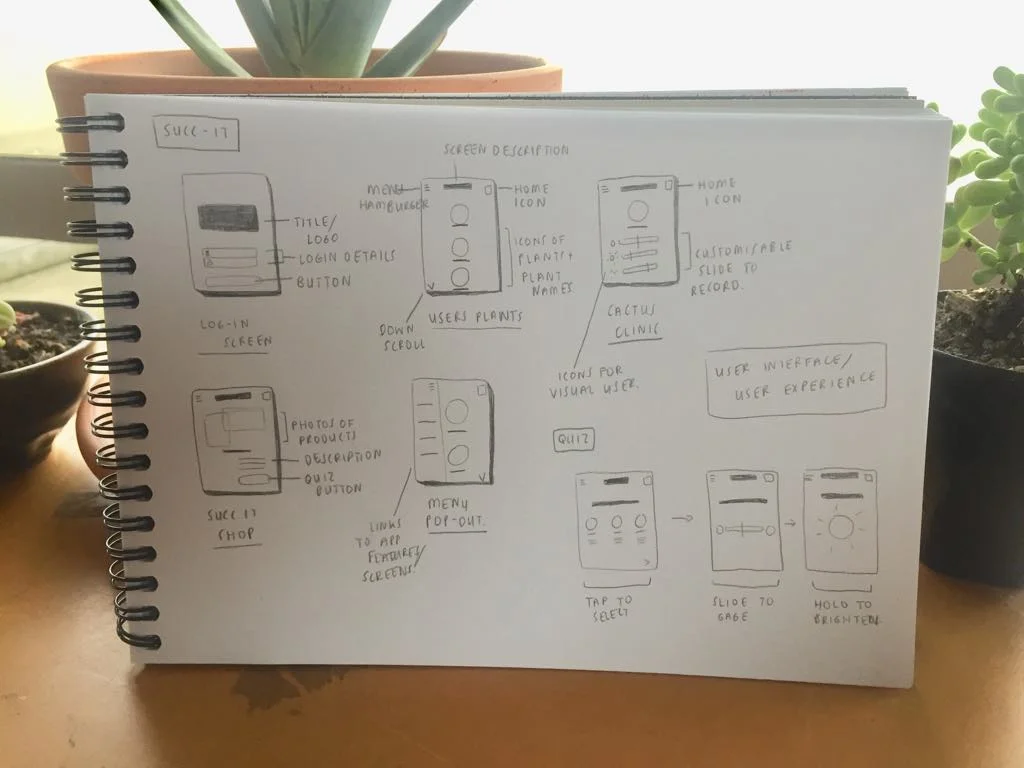 UI/UX function exploration and initial conceptual sketches/ ideas