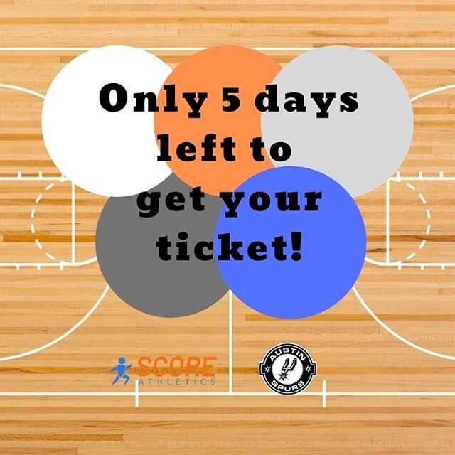 Our SCORE X Austin Spurs Night is coming up quick with only 5 days left to purchase a ticket! Tell a friend, grab your ticket, and get excited for an unforgettable night!! Ticket link in bio.
