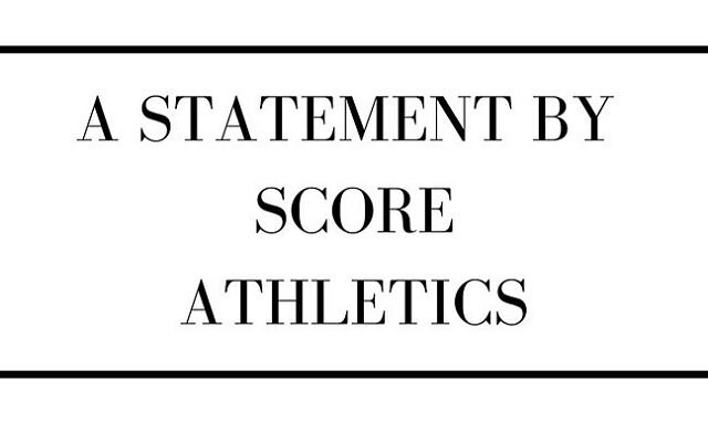 A statement from SCORE Athletics regarding recent events and the injustice present in our society.

Check out the link in our bio.