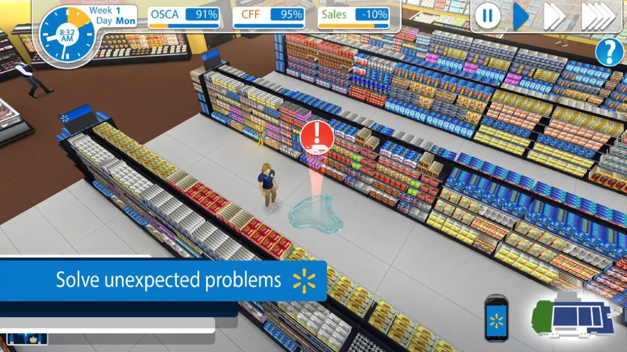 Spark City, A Walmart Business Sim