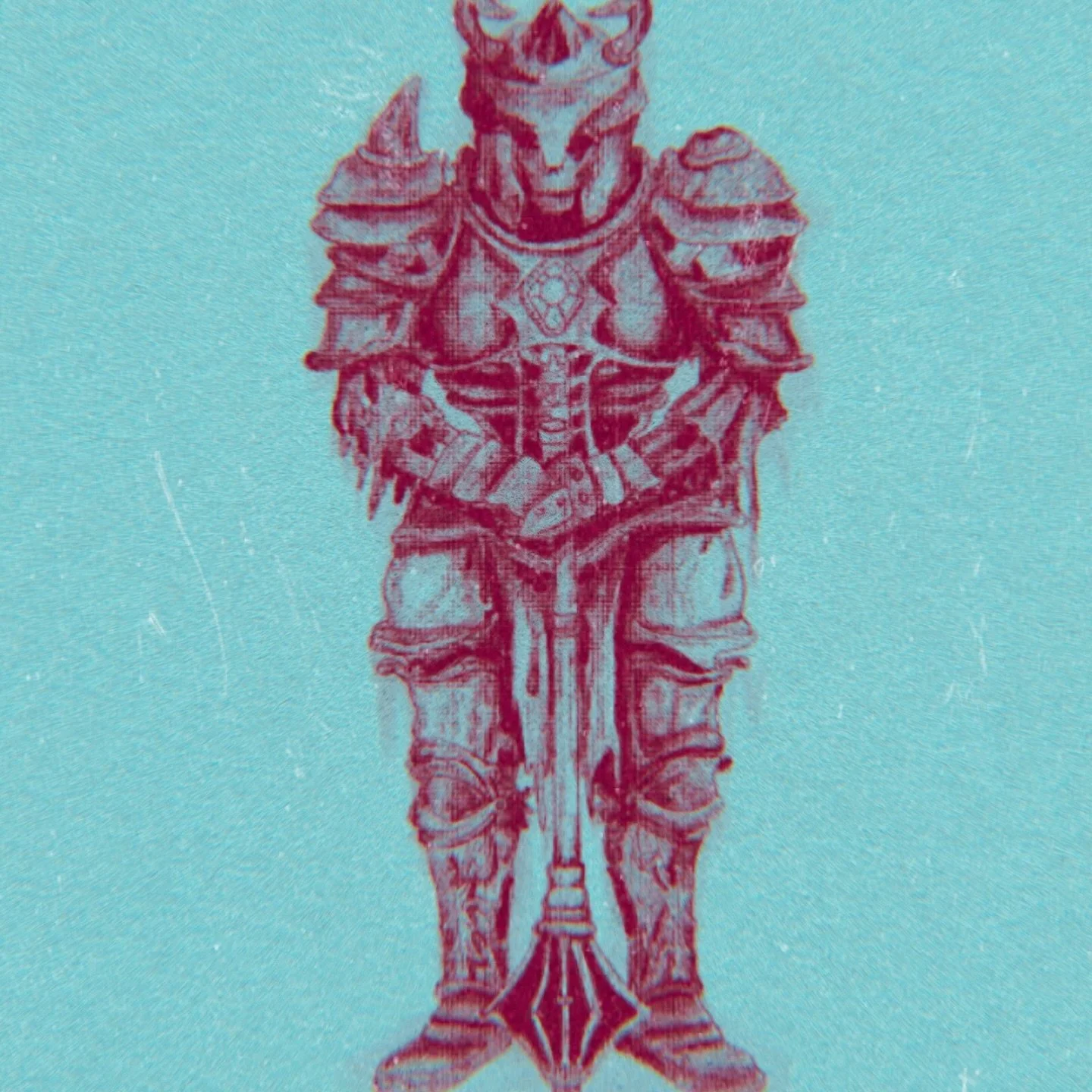 Deth Knight: Found some old illustrations hiding on my iPad, been taking some time to get back into the dungeon, but I&rsquo;ll be posting these every so often until I get back on a roll! #ipad #adobefresco #dungeonsynth #crypthop #swmg #welovecastin