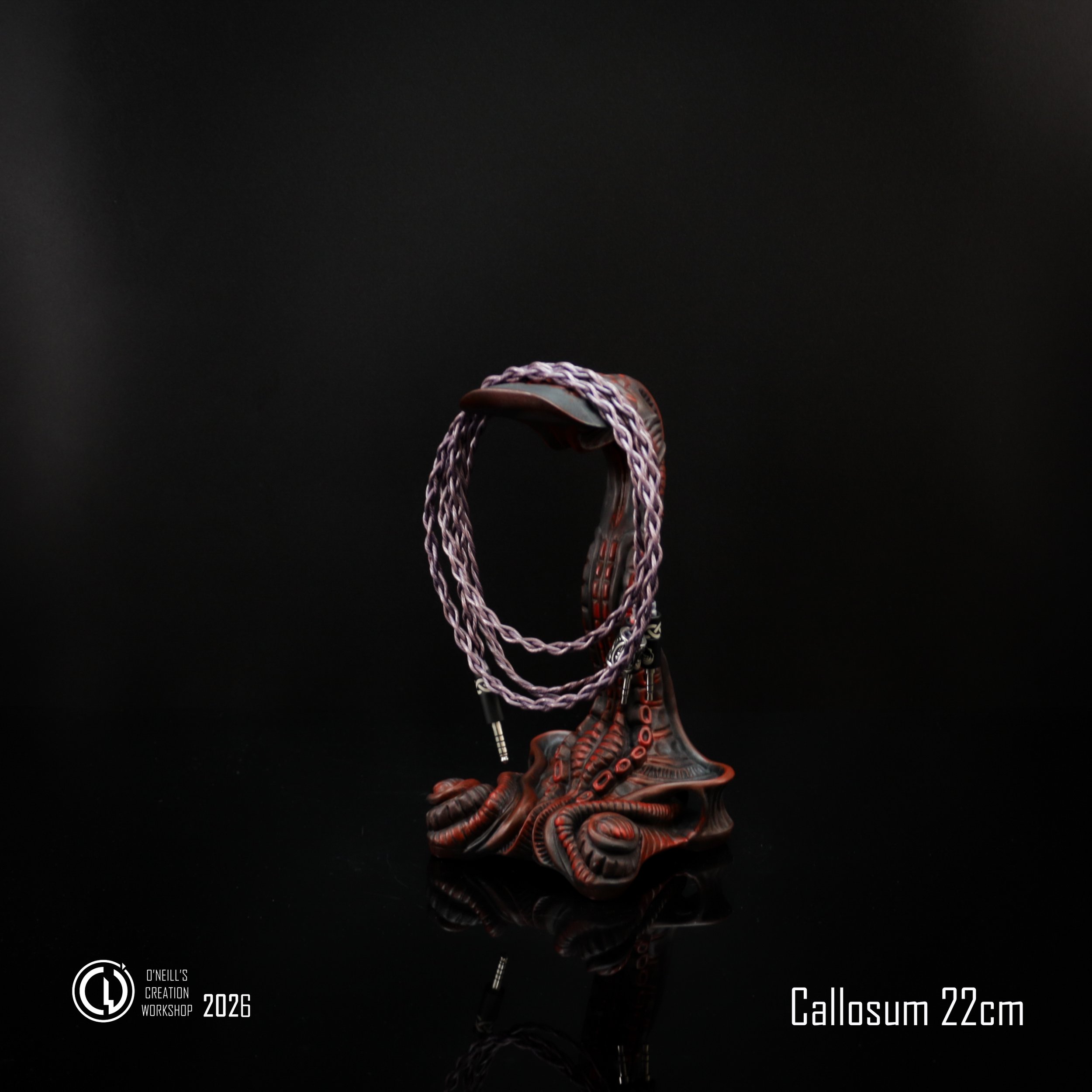 Callosum_Red_Mid_size_Grumpy_Goose_headphone_stand (5).jpg