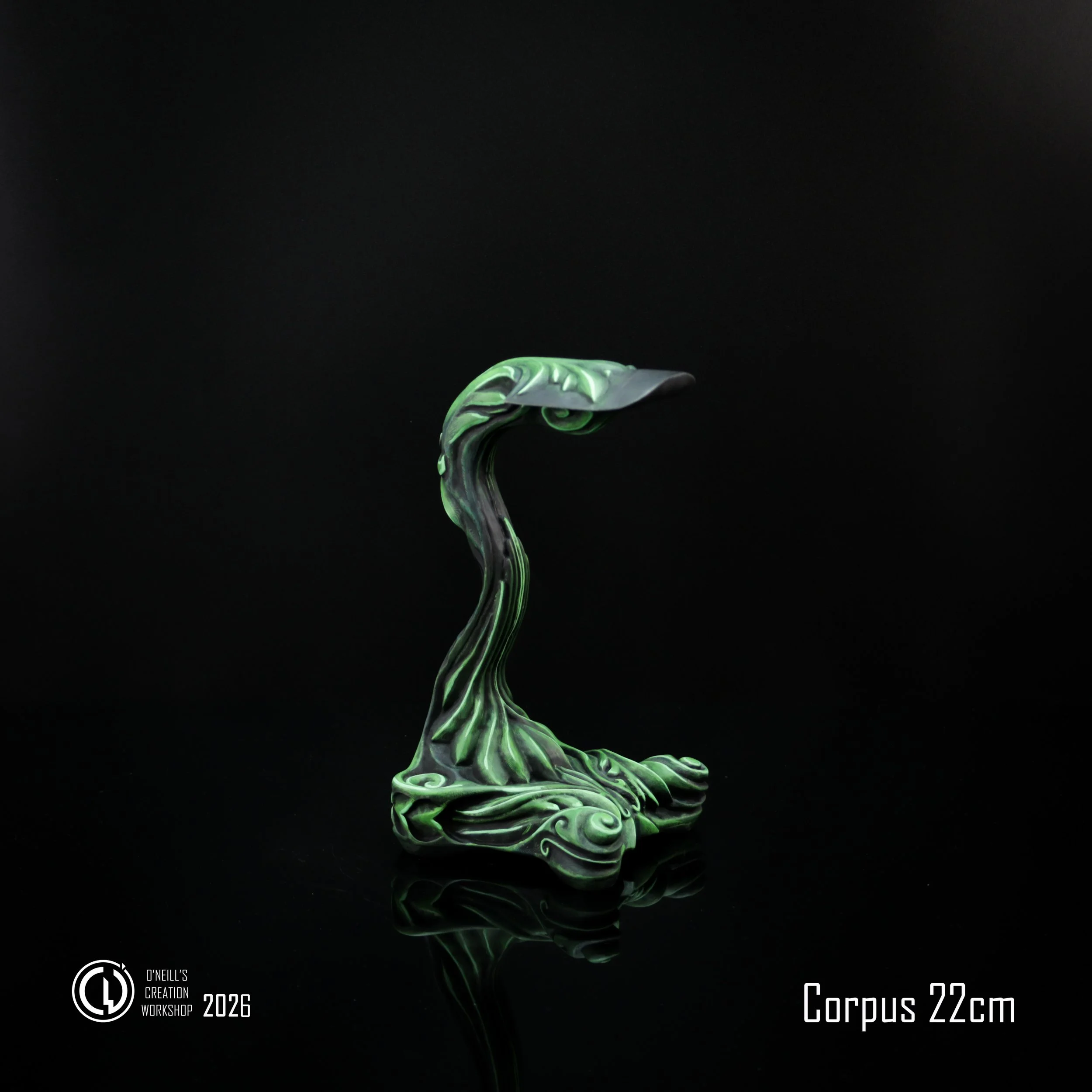 Corpus_Green_Mid_size_Grumpy_Goose_headphone_stand (2).jpg