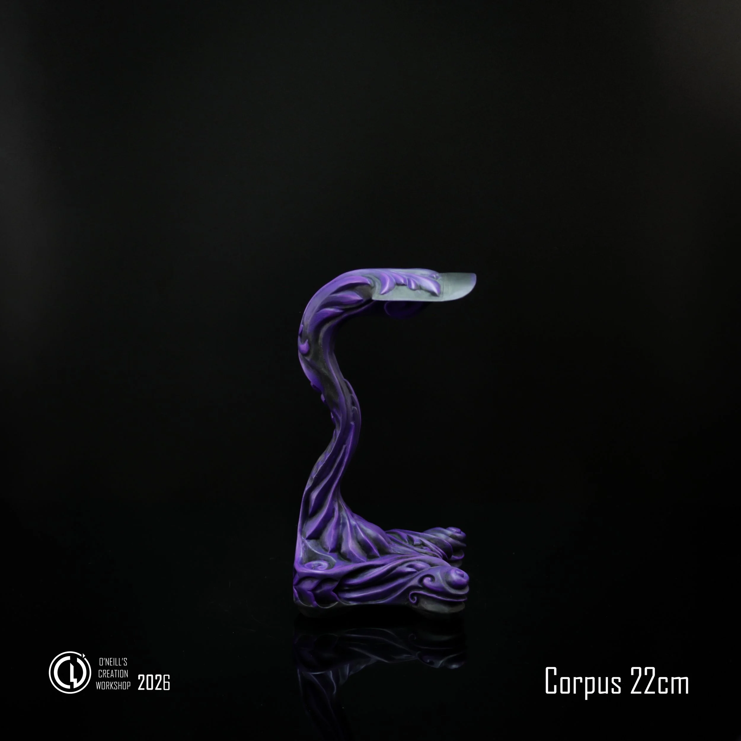 Corpus_Purple_Mid_size_Grumpy_Goose_headphone_stand (2).jpg