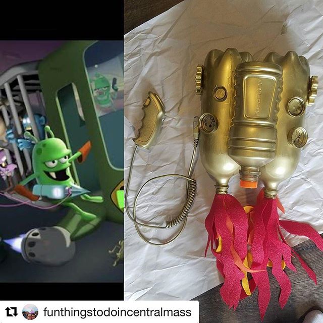 How cool is this! Happy halloween all! #fanart #zombiecatchers @funthingstodoincentralmass with @repostapp
・・・
Owen likes to play the game Zombie Catchers. HE asked me to make him a jet pack for halloween, so he can be one for Halloween. @zombiecatch