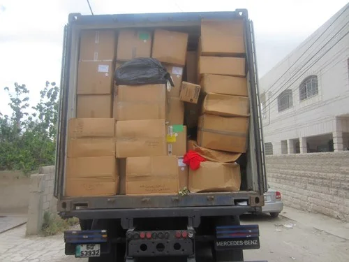 Container arrives in Jordan