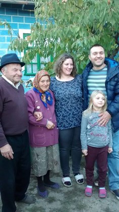 Victor and his family, our hosts on Sunday.