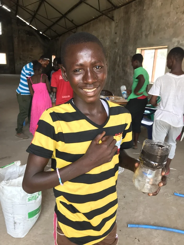 Sierra Leone Workshop with the kids from Freetown Dump