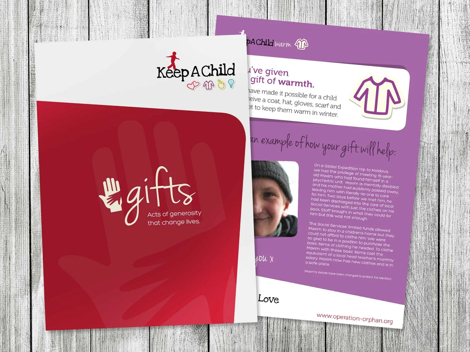 Keep a Child Warm Gift Card