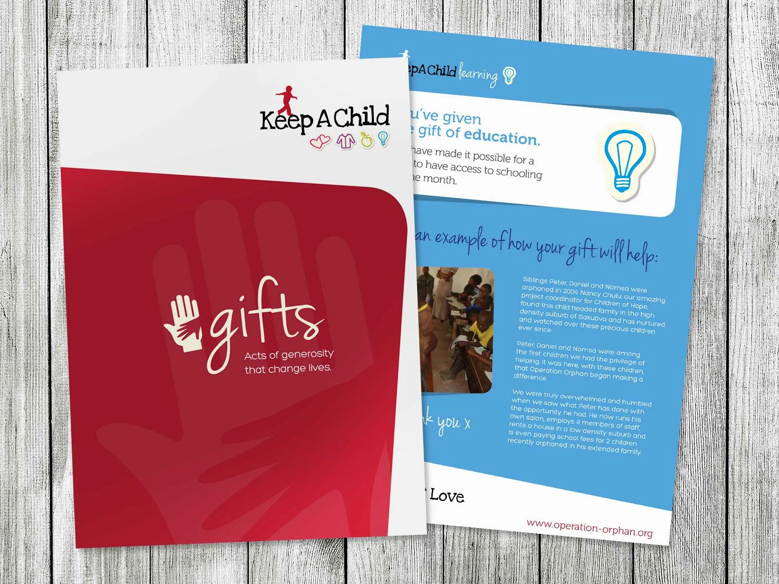 Keep a Child Learning Gift Card