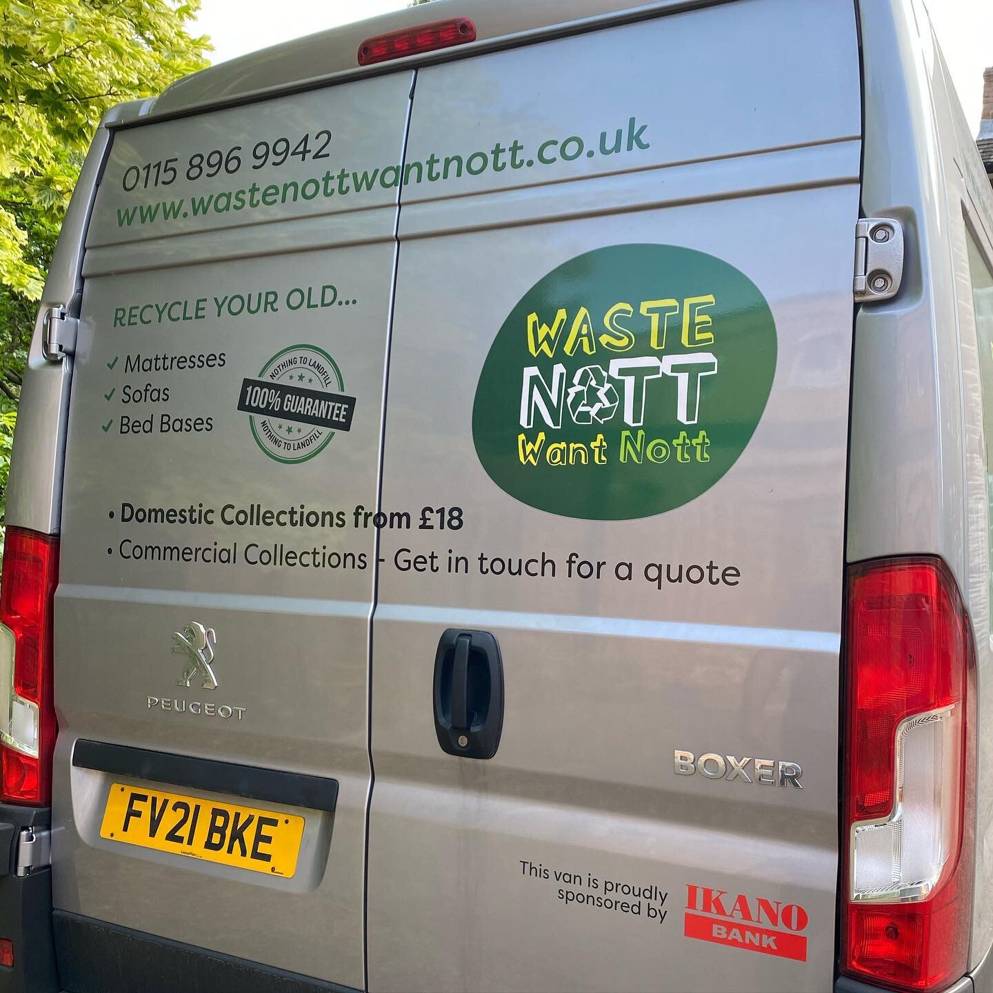 A big shout out to @lifeatikanobank for sponsoring our lovely van. We&rsquo;ve been putting the miles in and our #driveby advertising is already paying off. 
.
This week has been a ☀️ hot one for moving bulky items 💪🏼 but it&rsquo;s so worth it. 

